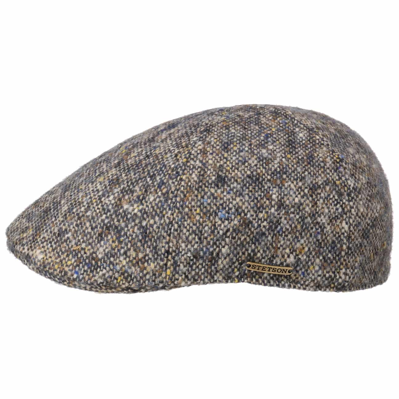 Stetson Texas Donegal Wool Flat Cap - Classic Irish Style for Men | Perfect for Outdoor Activities, Casual Wear & Winter Fashion