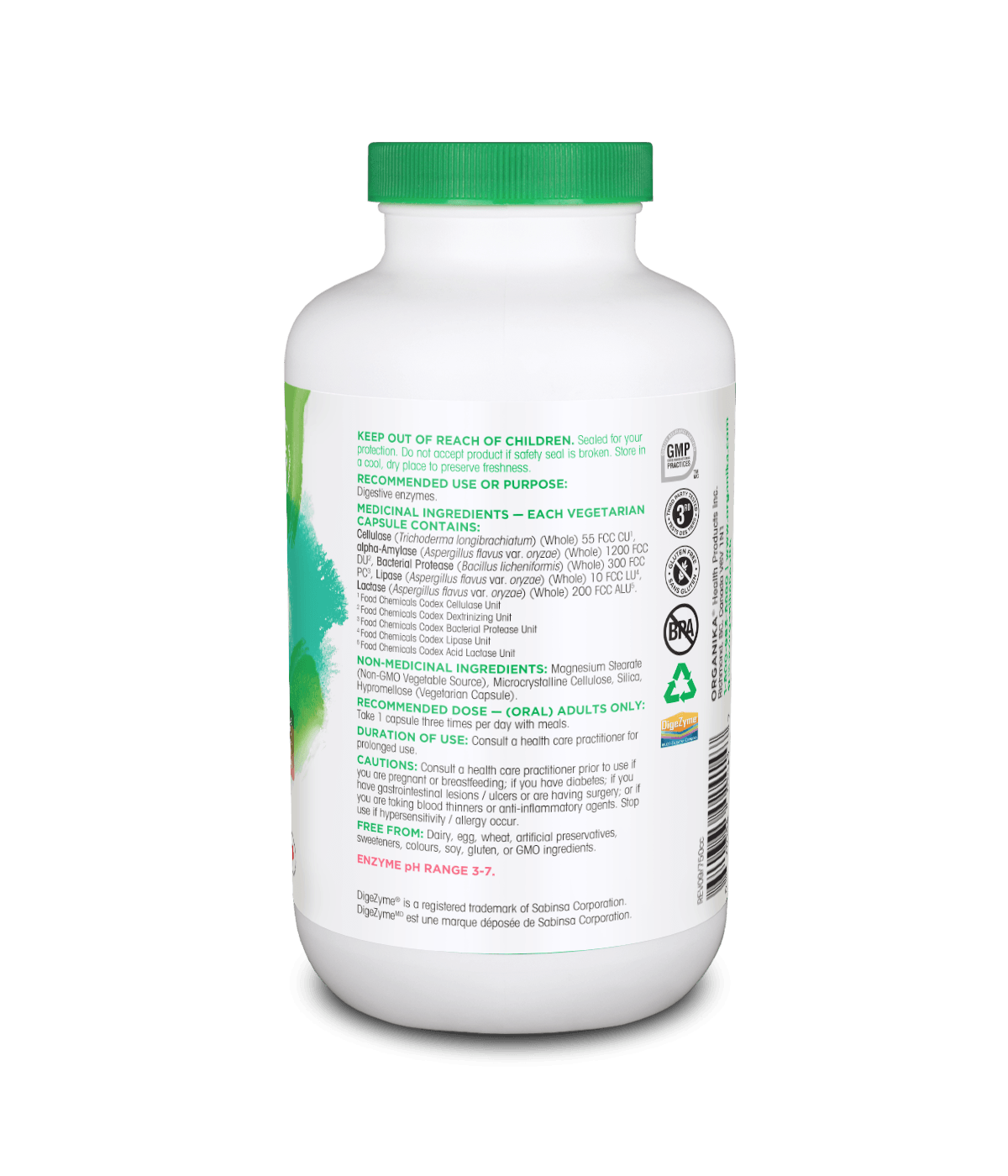 Full Spectrum Plant Enzymes Supplement for Digestive Health & Gut Support - Vegan, Non-GMO, Gluten-Free - Ideal for Smoothies, Juicing & Daily Wellness