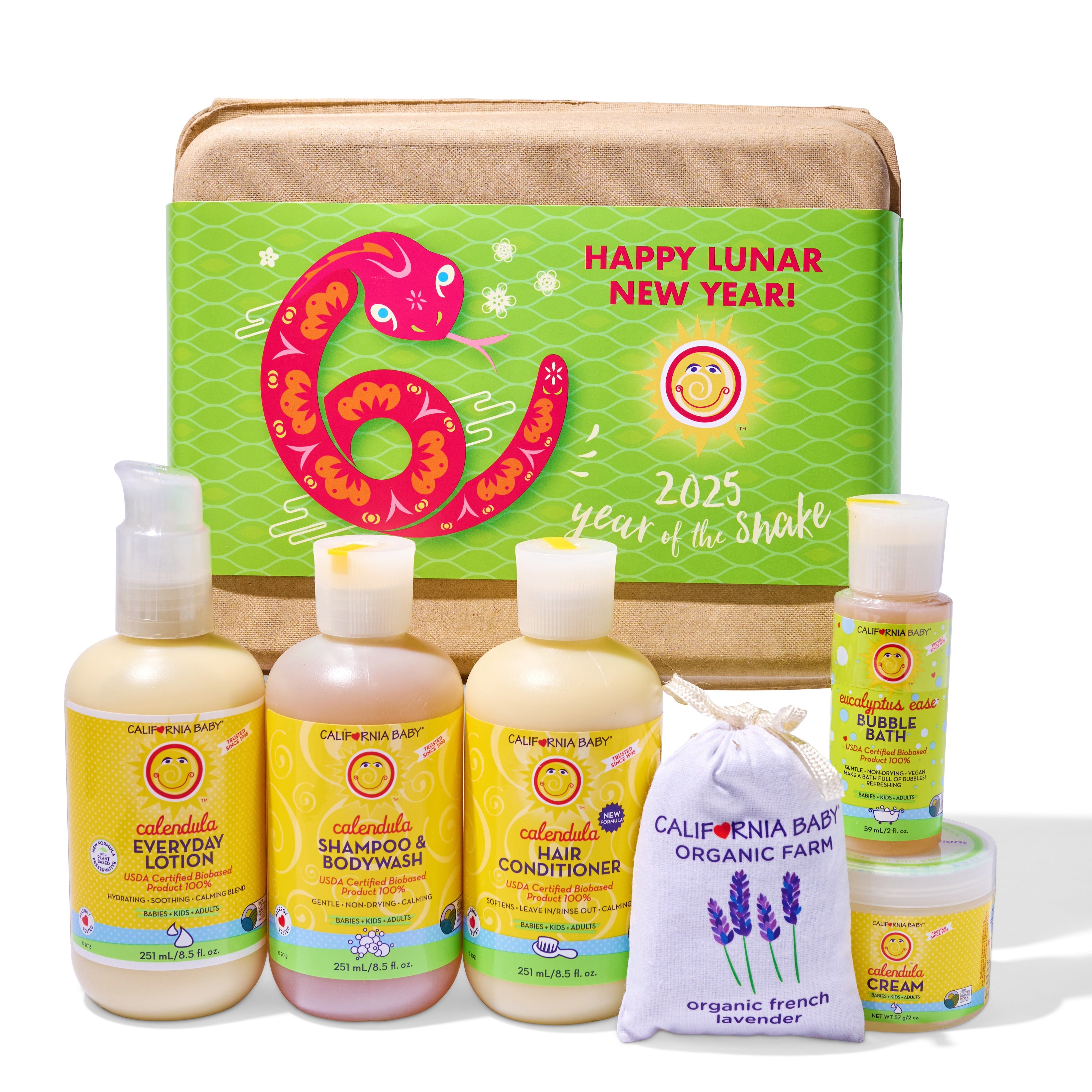 Calendula™ 2025 Lunar New Year Gift Set - Chinese Zodiac Themed Present for Year of the Snake - Perfect for Corporate Gifting, Family Celebrations & Holiday Festivities