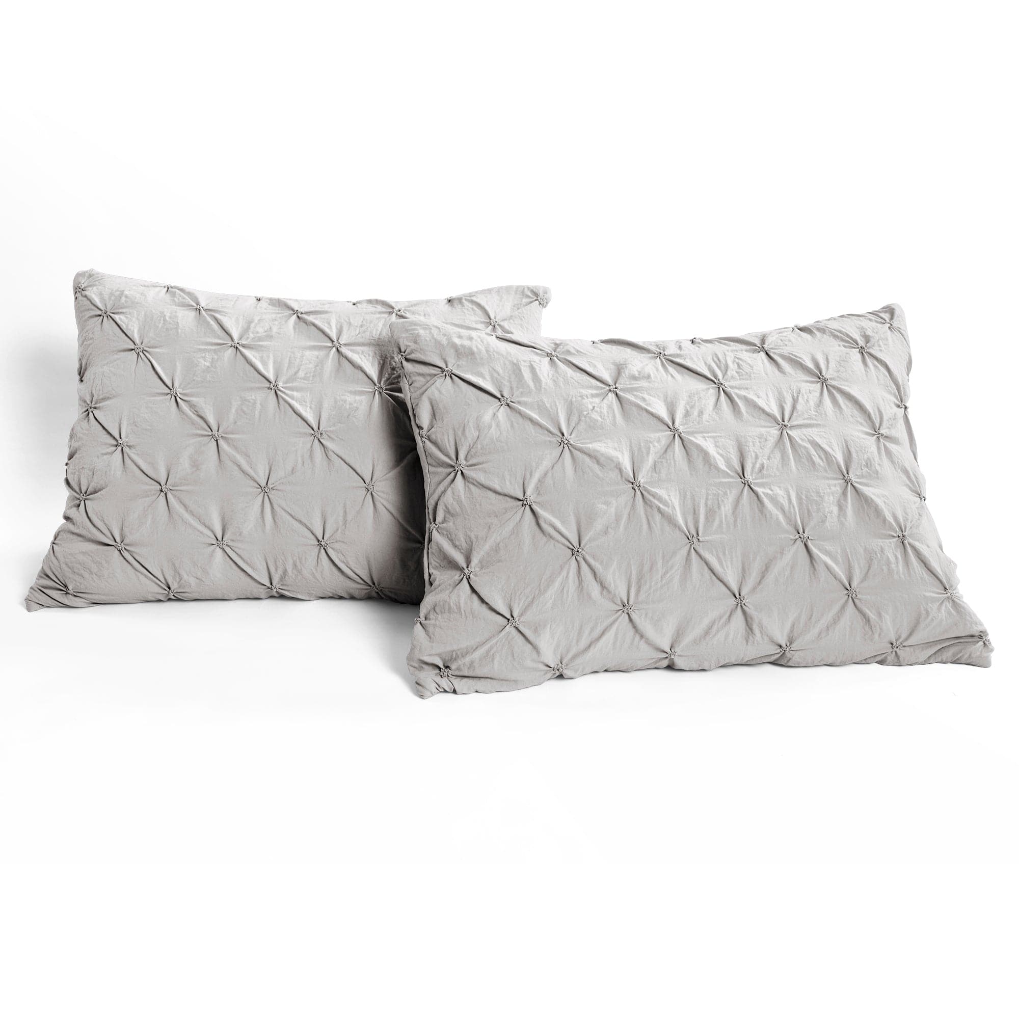 Ravello Pintuck 5-Piece Comforter Set - Queen Size Bedding with Pillow Shams - Luxury Soft Microfiber for Cozy Bedroom Decor