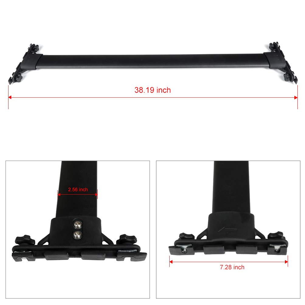 ROADFAR 2Pcs Universal Roof Rack Cross Bars for Lexus RX350 & RX450h (2010-2015) - Heavy Duty 150LB Capacity Cargo Carrier | Perfect for Road Trips, Camping Gear & Luggage Storage
