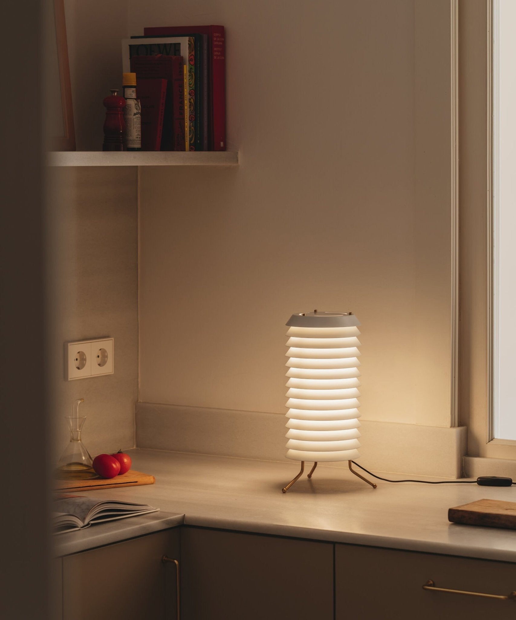 Baltic Tower Table Lamp - Modern LED Desk Light for Home Office, Bedroom & Living Room - Perfect for Reading, Working & Relaxing