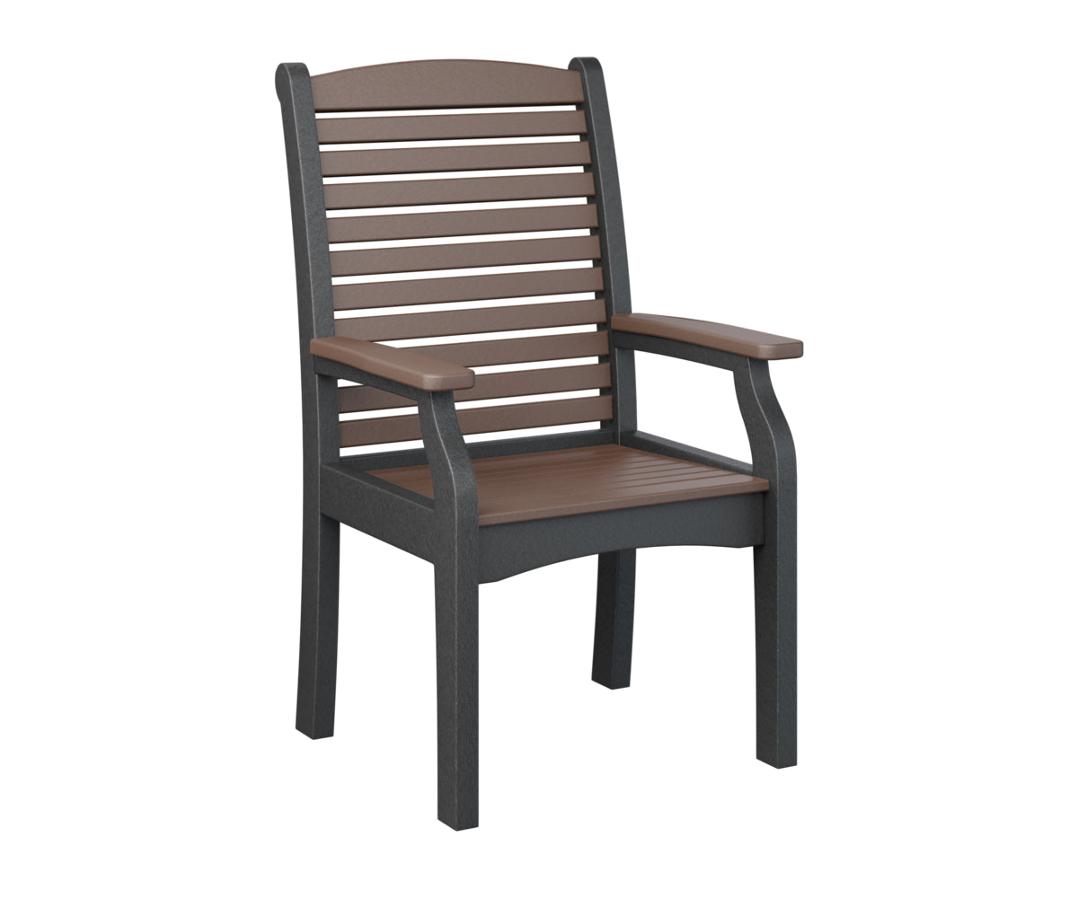 Berlin Gardens Classic Terrace Dining Chair - Weather-Resistant Outdoor Patio Furniture for Garden, Deck, and Poolside Use