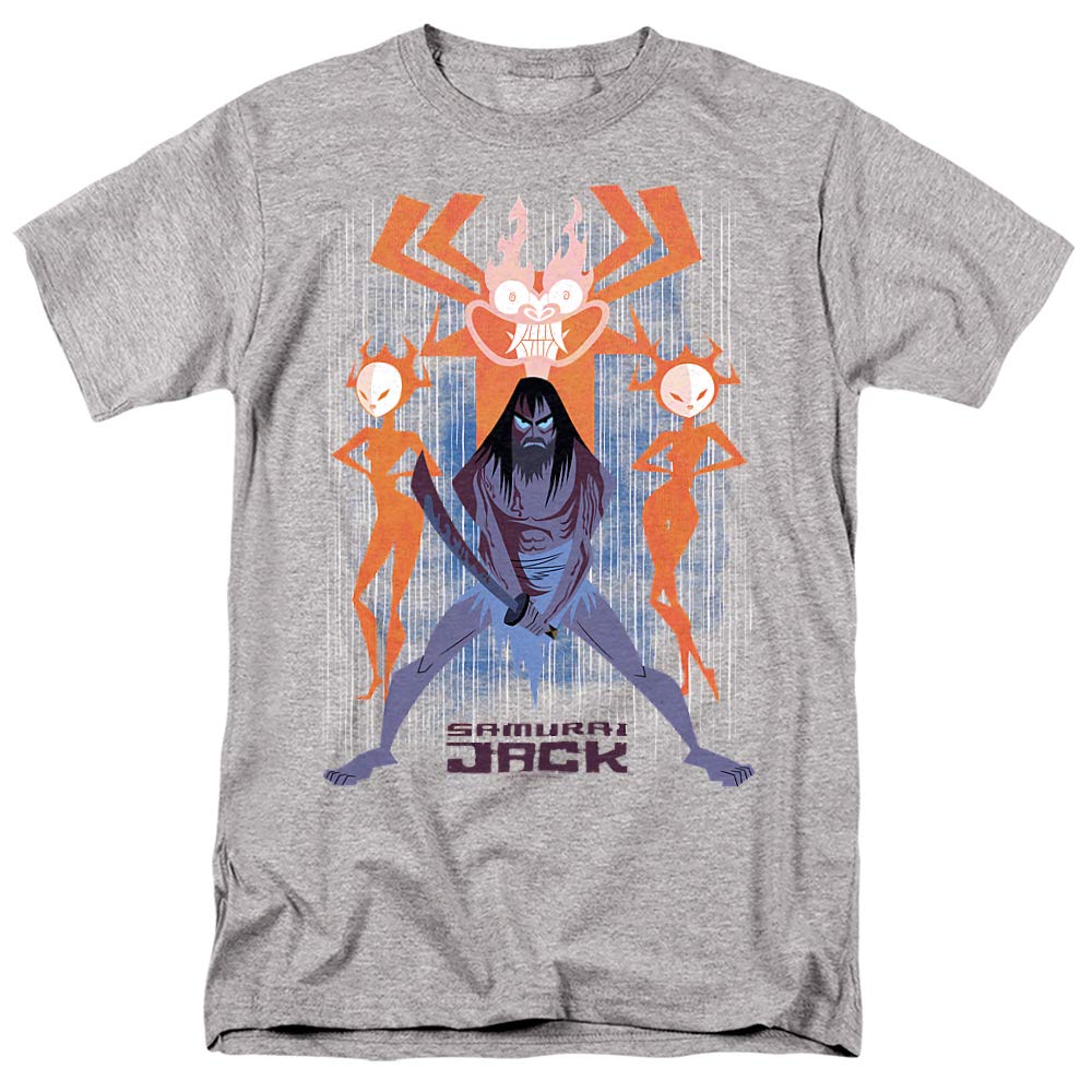 Samurai Jack vs Evil Unisex Adult T-Shirt | Anime Graphic Tee for Men & Women | Perfect for Cosplay, Conventions & Casual Wear