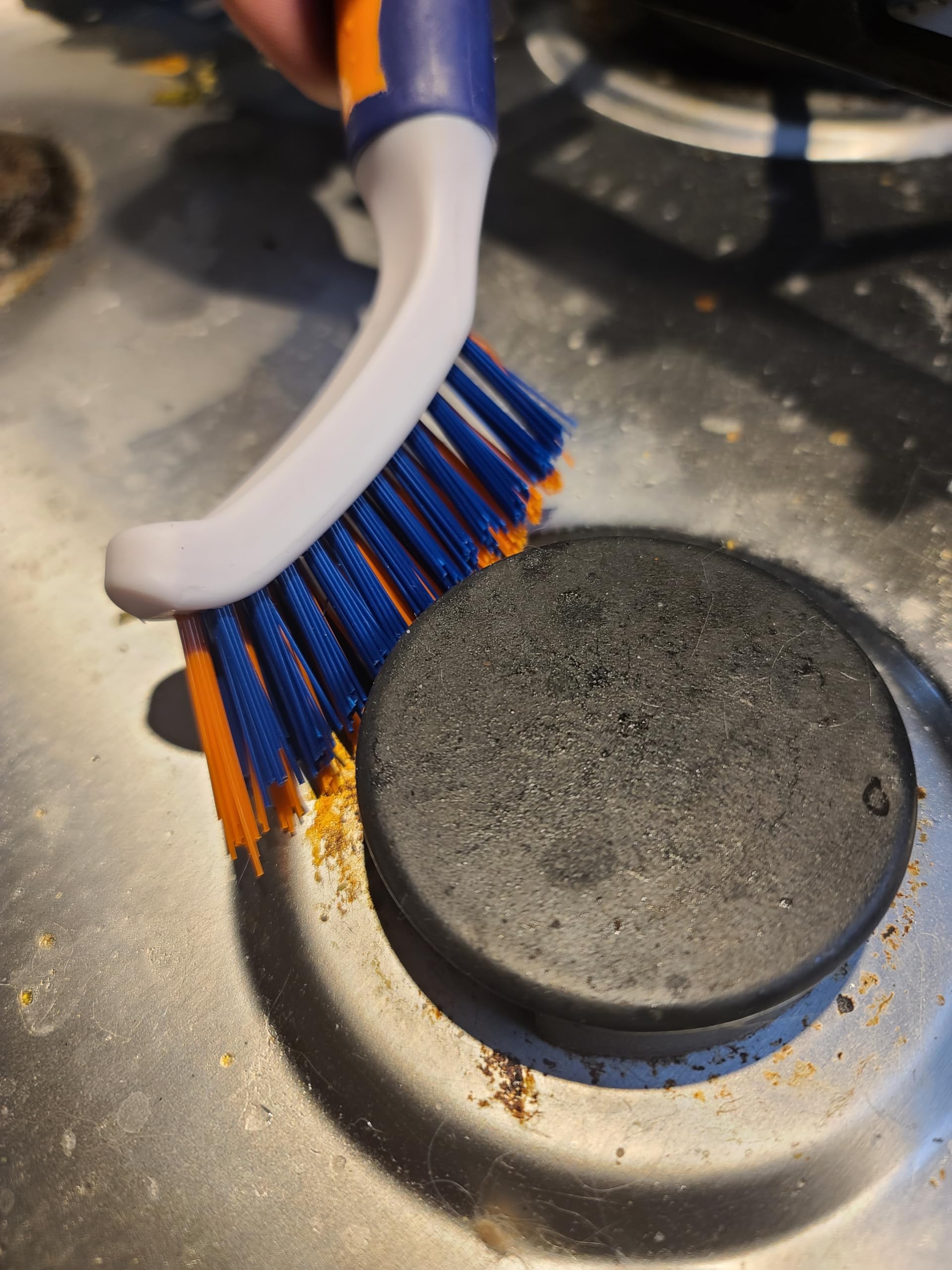 Bring It On Heavy-Duty Grout Cleaning Brush - 8-Inch Stiff Nylon Bristle Scrub Brush for Tile, Bathroom & Kitchen - Professional Crevice Cleaner for Tough Grout Lines (2-Pack) - Perfect for Deep Cleaning Showers, Floors & Backsplashes