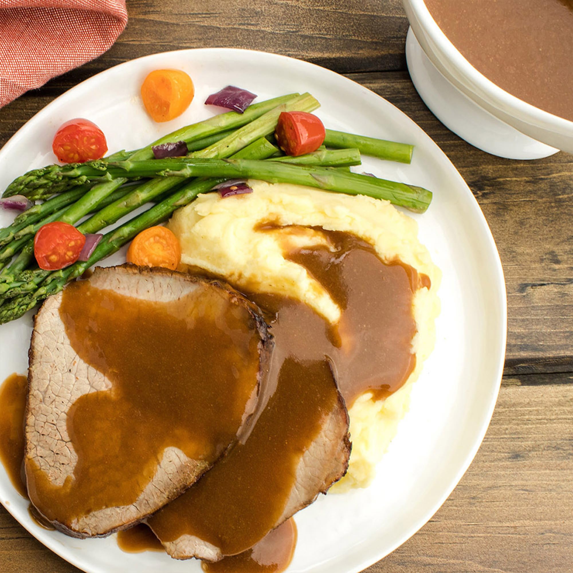 McCormick Gluten Free Brown Gravy Mix, 0.88 oz (Pack of 6) - Quick & Easy Homestyle Gravy for Roasts, Mashed Potatoes & Thanksgiving Dinners