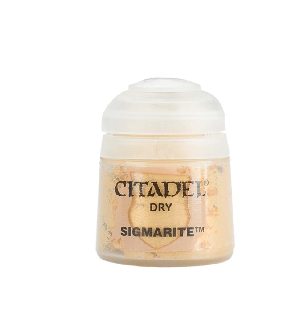 Games Workshop Citadel Dry Paint Sigmarite - Metallic Gold Miniature Paint for Warhammer & Tabletop Gaming - Perfect for Miniature Detailing & Base Coating