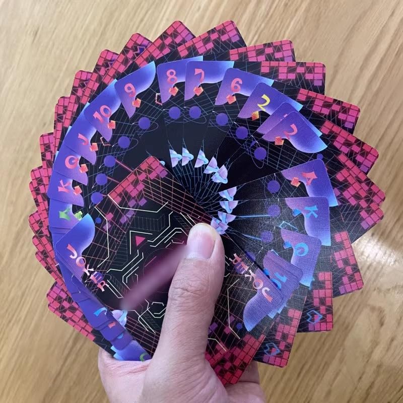 Saibo & Jiyuan Playing Cards - Premium Poker Card Deck for Kids & Adults - Fun Novelty Card Games for Parties, Family Gatherings & Game Nights