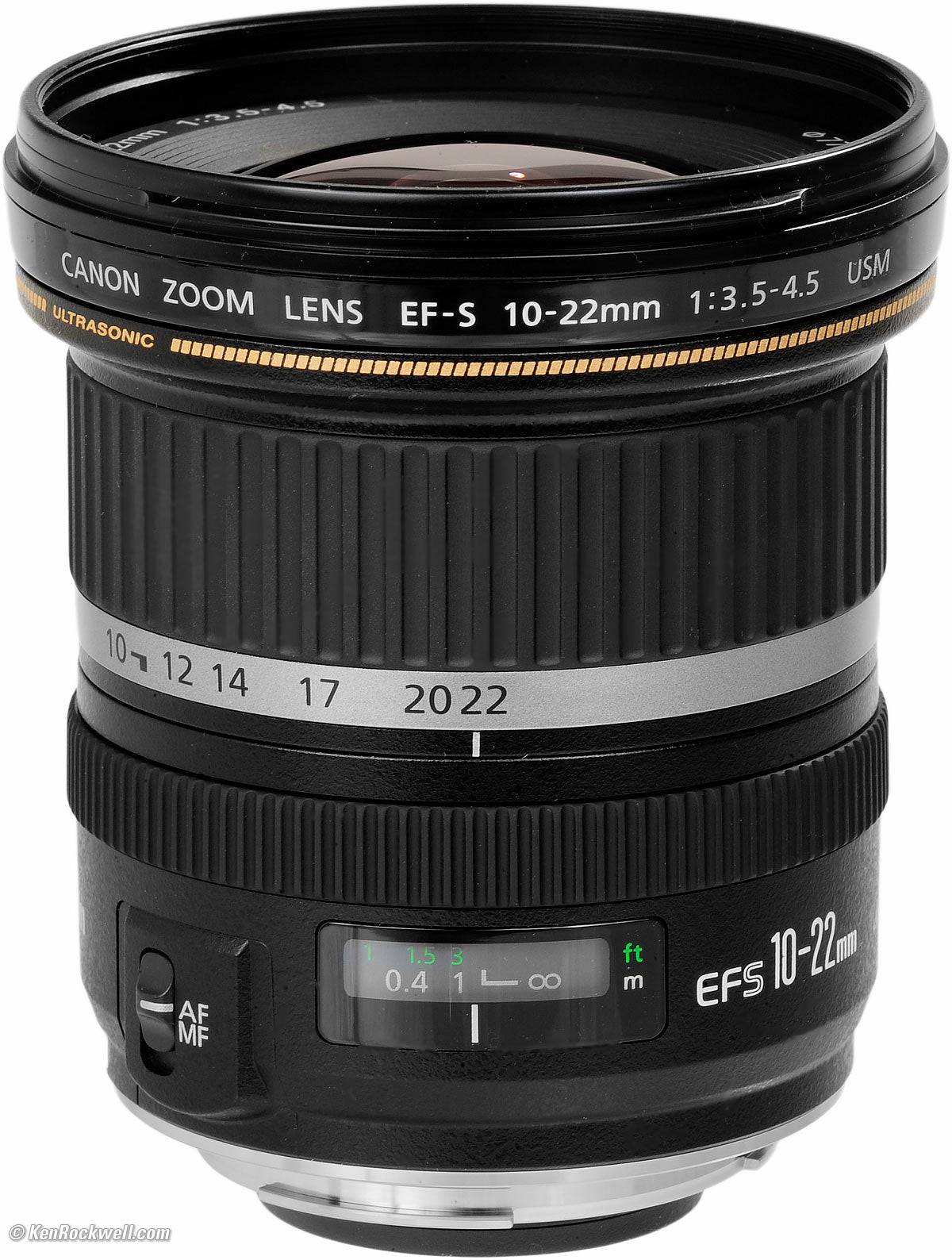 Canon EF-S 10-22mm f/3.5-4.5 USM Ultra Wide Angle Lens for DSLR Cameras - Perfect for Landscape, Architecture & Interior Photography