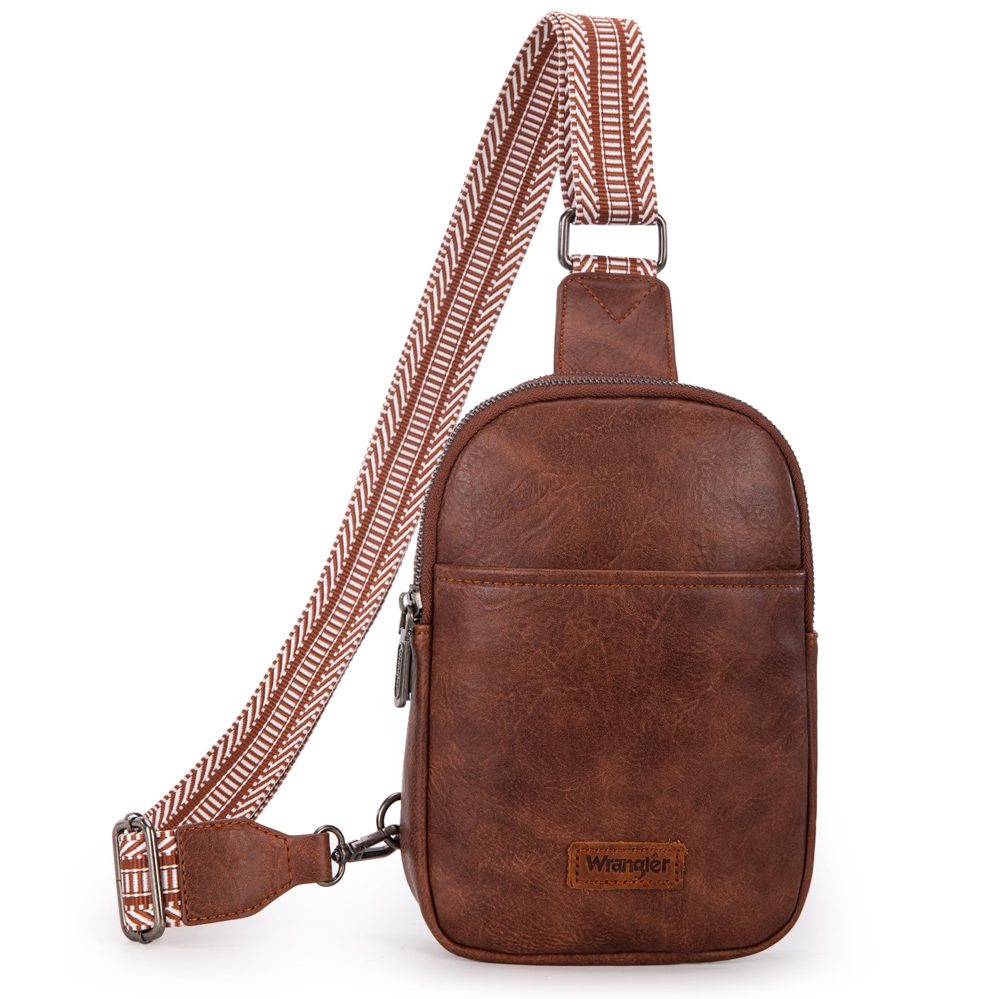 Wrangler Women's Crossbody Sling Bag - Adjustable Strap Fashion Purse for Everyday Use, Travel & Holiday Gift