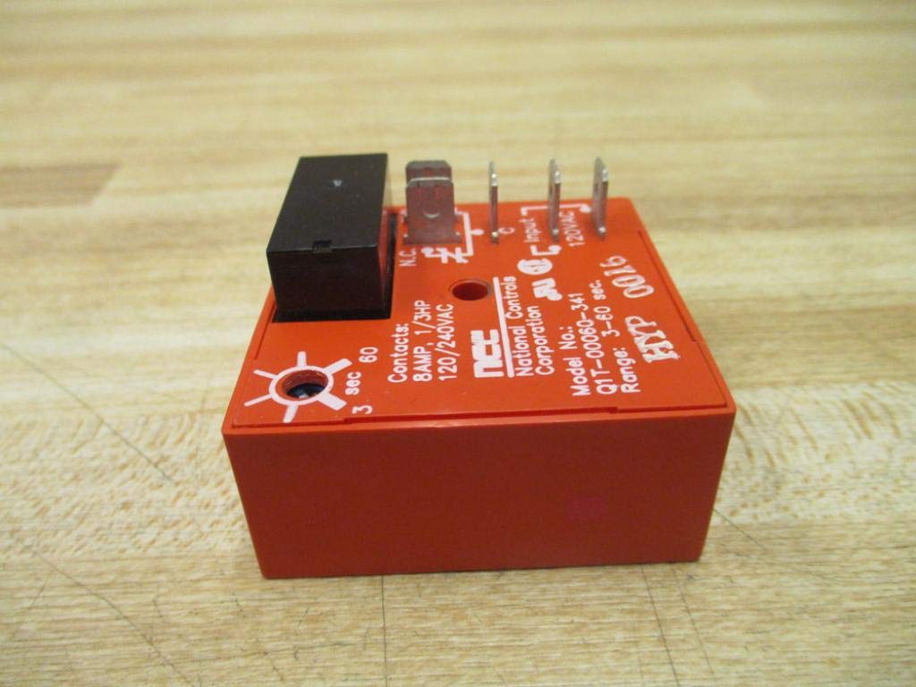 Q1T-00060-341 Solid State Timer Relay 3-60 Seconds - New in Box for Industrial Automation & Control Systems