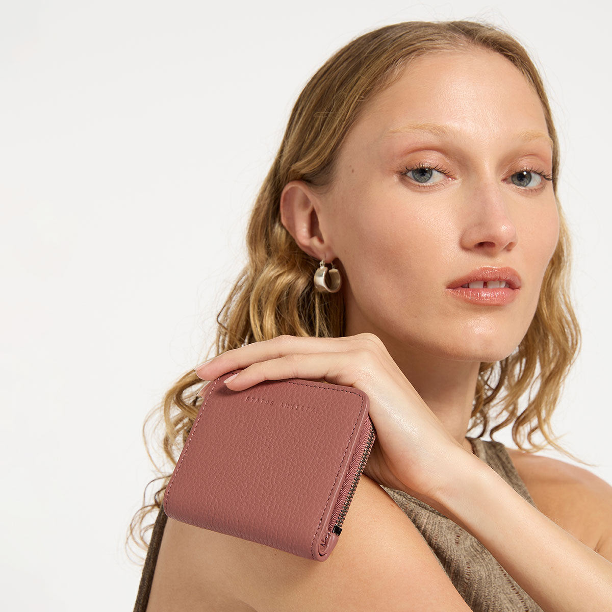 Sense Of Wonder Wallet for Women - Stylish Dusty Rose Leather Wallet with RFID Protection | Perfect for Everyday Use, Travel, and Gift Giving