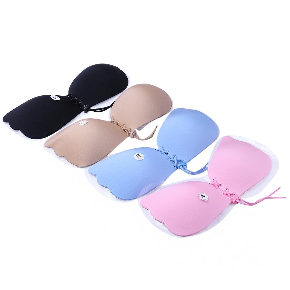 Strapless Butterfly Push-Up Bra for Women - Seamless Lift & Support - Sexy Pink Lingerie for Weddings, Date Nights & Special Occasions