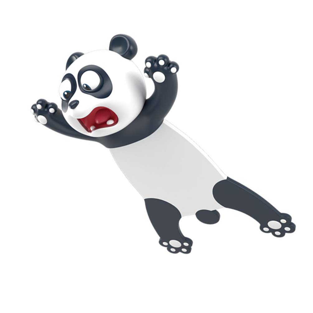 Funny 3D Cartoon Panda Bookmarks - Cute Animal Reading Accessories for Kids & Book Lovers - Perfect Birthday Gifts, Classroom Rewards & Reading Incentives