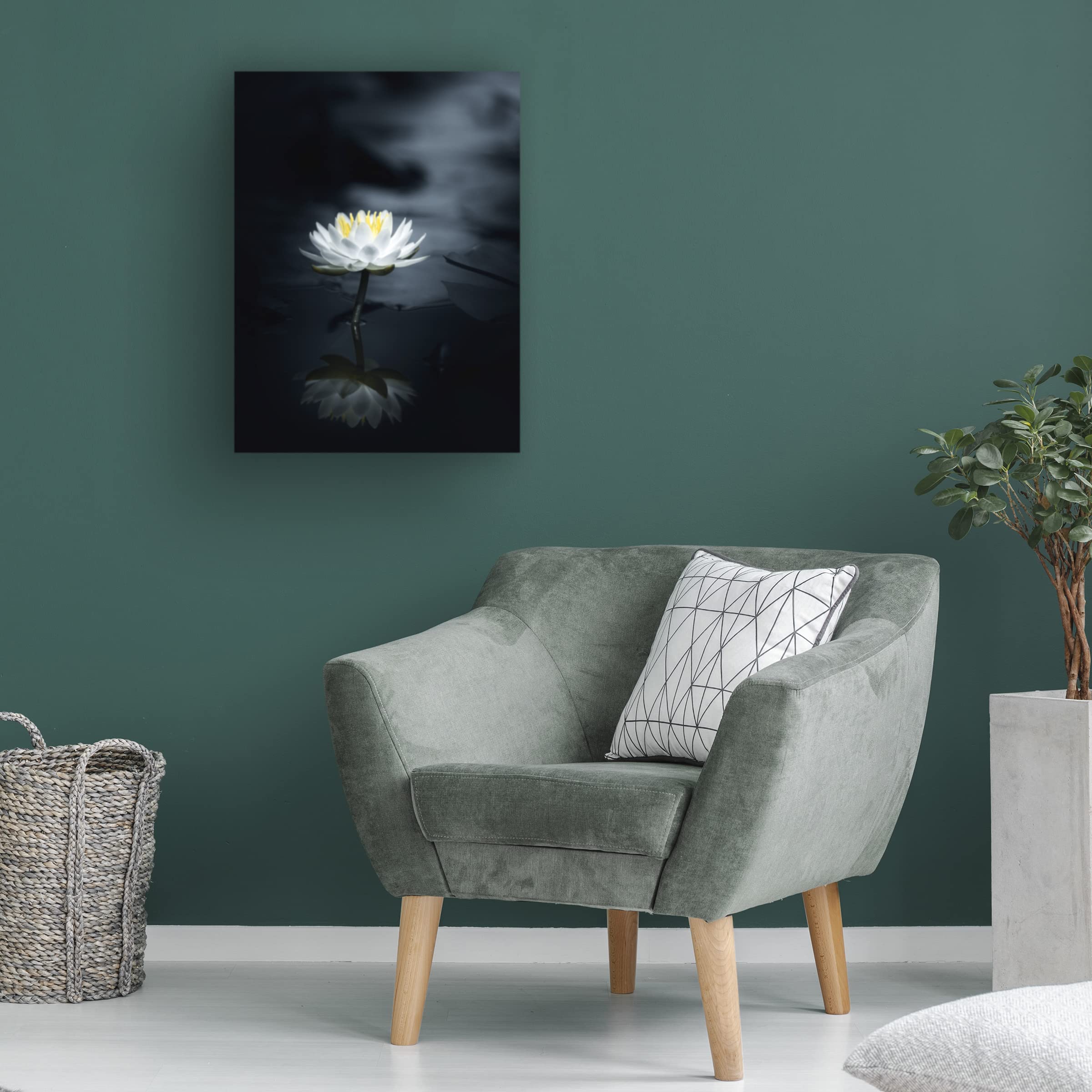 Reflection 3 Canvas Wall Art by Takashi Suzuki - Modern Abstract Painting for Living Room, Bedroom & Office Decor