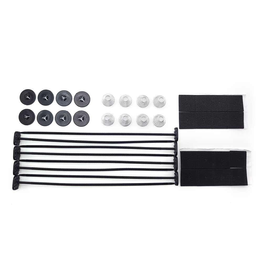 2-Pack Universal Electric Radiator Fan Mounting Kit - Fits 7