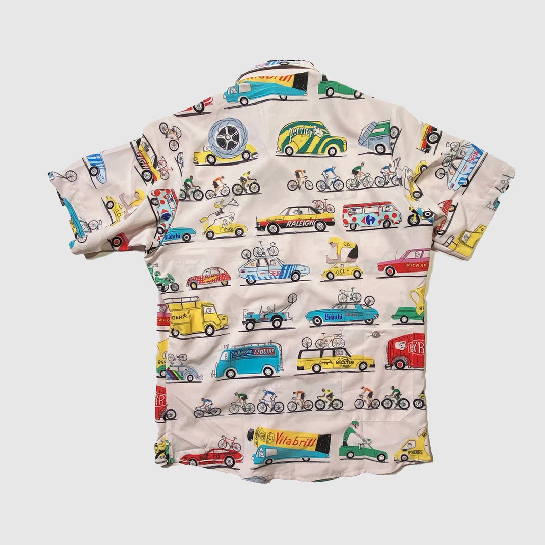 La Caravane Resort Shirt - Stylish Vacation Button Down Shirt for Men | Beach, Pool & Summer Outfits