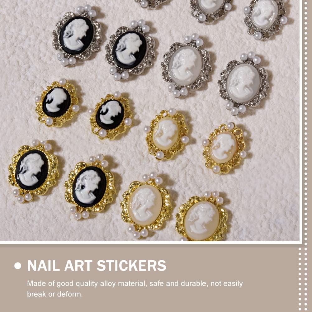 10 Pcs Nail Art Charms - Cute Nail Decals & Decorative Stickers for Women - Perfect for DIY Manicures, Nail Art Designs, and Party Nail Decorations