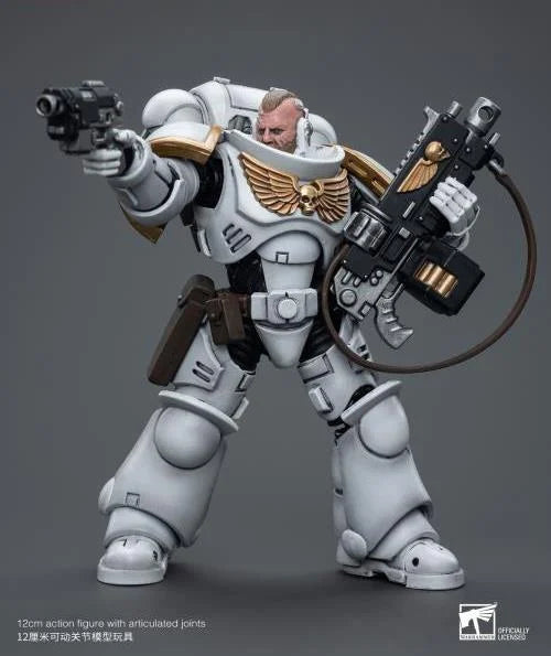 JOYTOY Warhammer 40k Space Marines White Consuls Intercessors Action Figures - 6.5