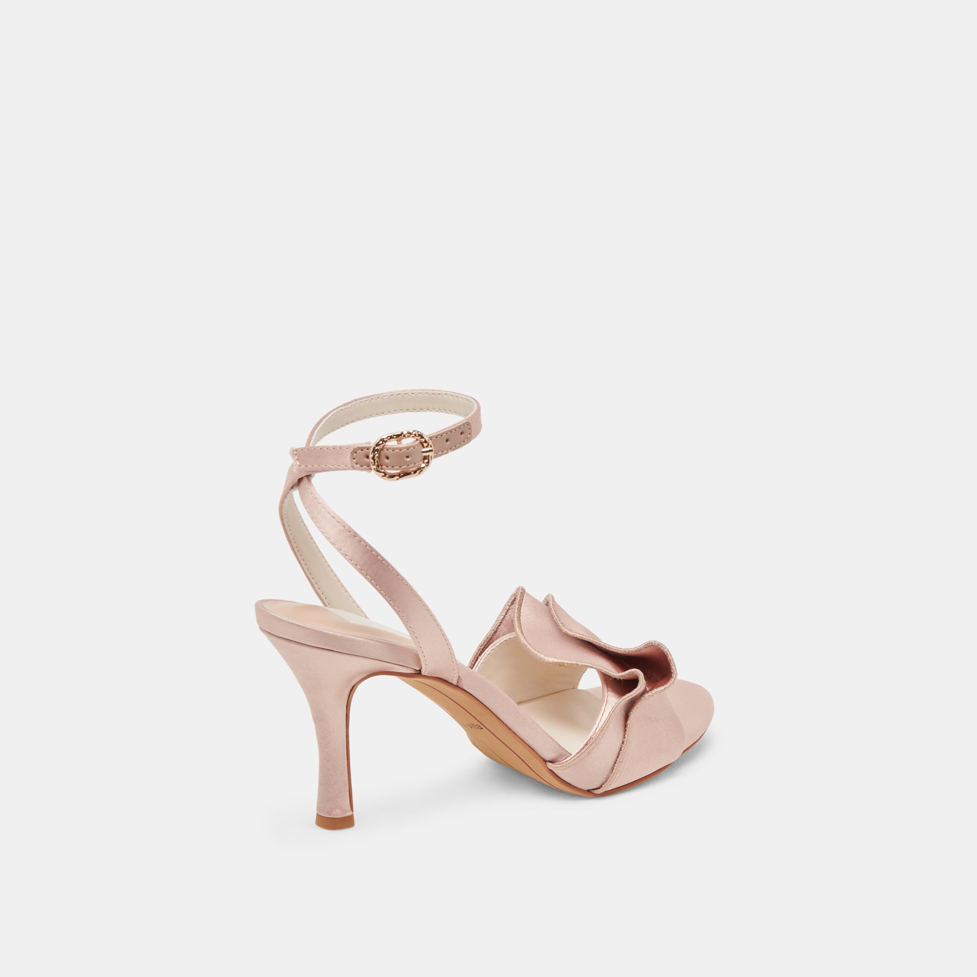 LUNETE Heels - Light Blush Satin Women's High Heels for Parties, Weddings & Evening Events | Elegant & Comfortable Dress Shoes