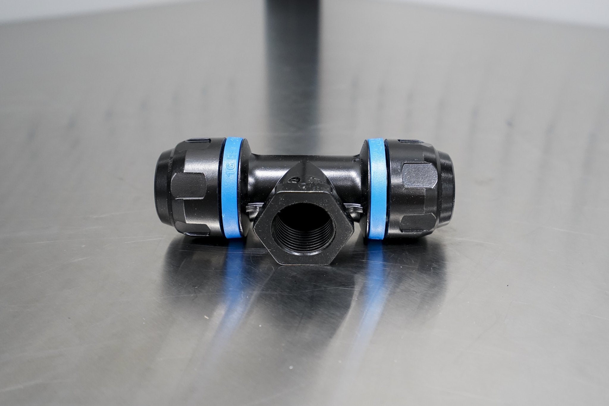 Stainless Steel Prevost NPT Female Branch Tee Fitting - 1 Inch Pipe Connector for Plumbing, Hydraulic & Industrial Applications