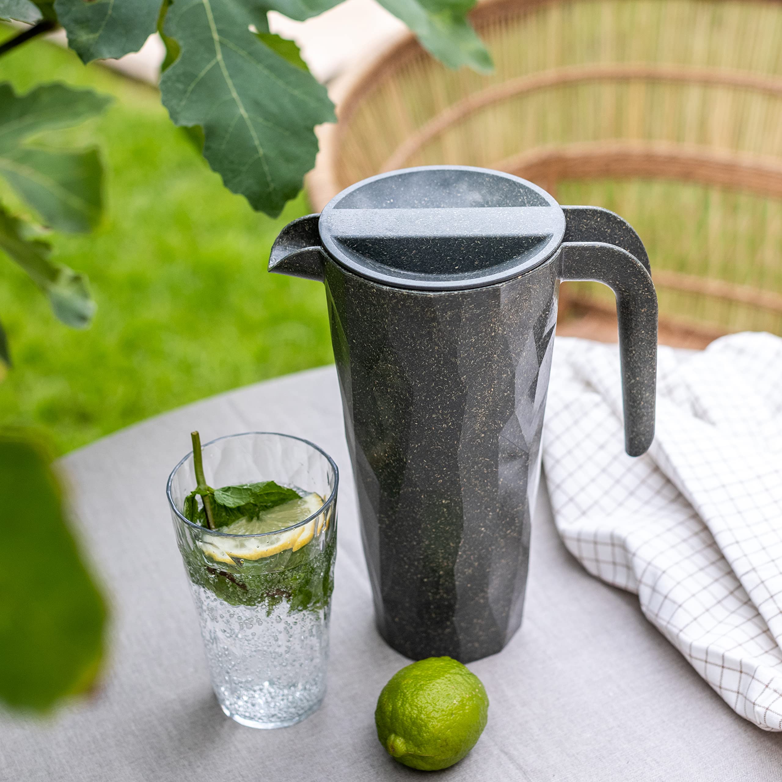 Premium 1.5L Superglas Pitcher - Shatterproof Glass Beverage Dispenser for Iced Tea, Lemonade & Cocktails | Perfect for Parties, BBQs & Home Entertaining