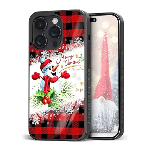 Red Plaid Snowman