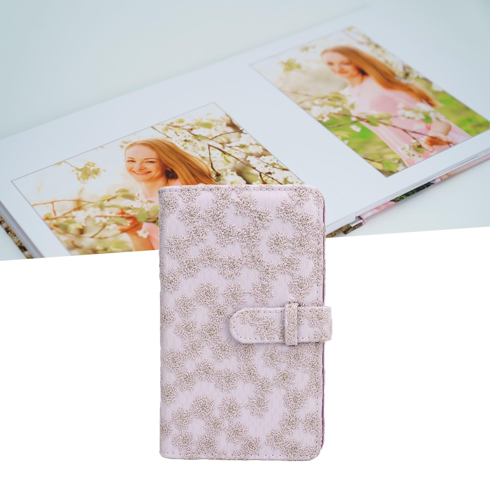 Fujifilm Instax Mini 12 Photo Album - 96 Pockets 3x5 Inch Mini Photo & Credit Card Holder - Perfect for Family Photos, Wedding Memories, Anniversary Gifts and Travel Scrapbooking
