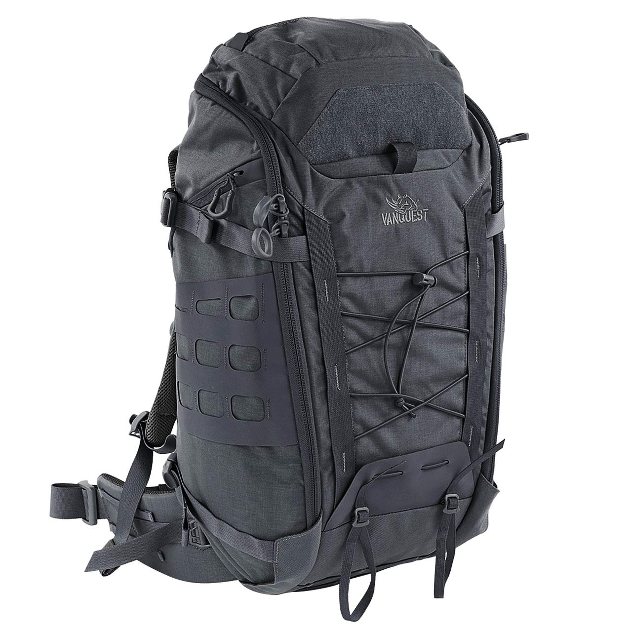 VANQUEST IBEX-35 Tactical Backpack - Durable 35L Military Rucksack for Hiking, Camping & Travel - Waterproof Black Outdoor Gear (Perfect for Adventure, Work & Everyday Use)
