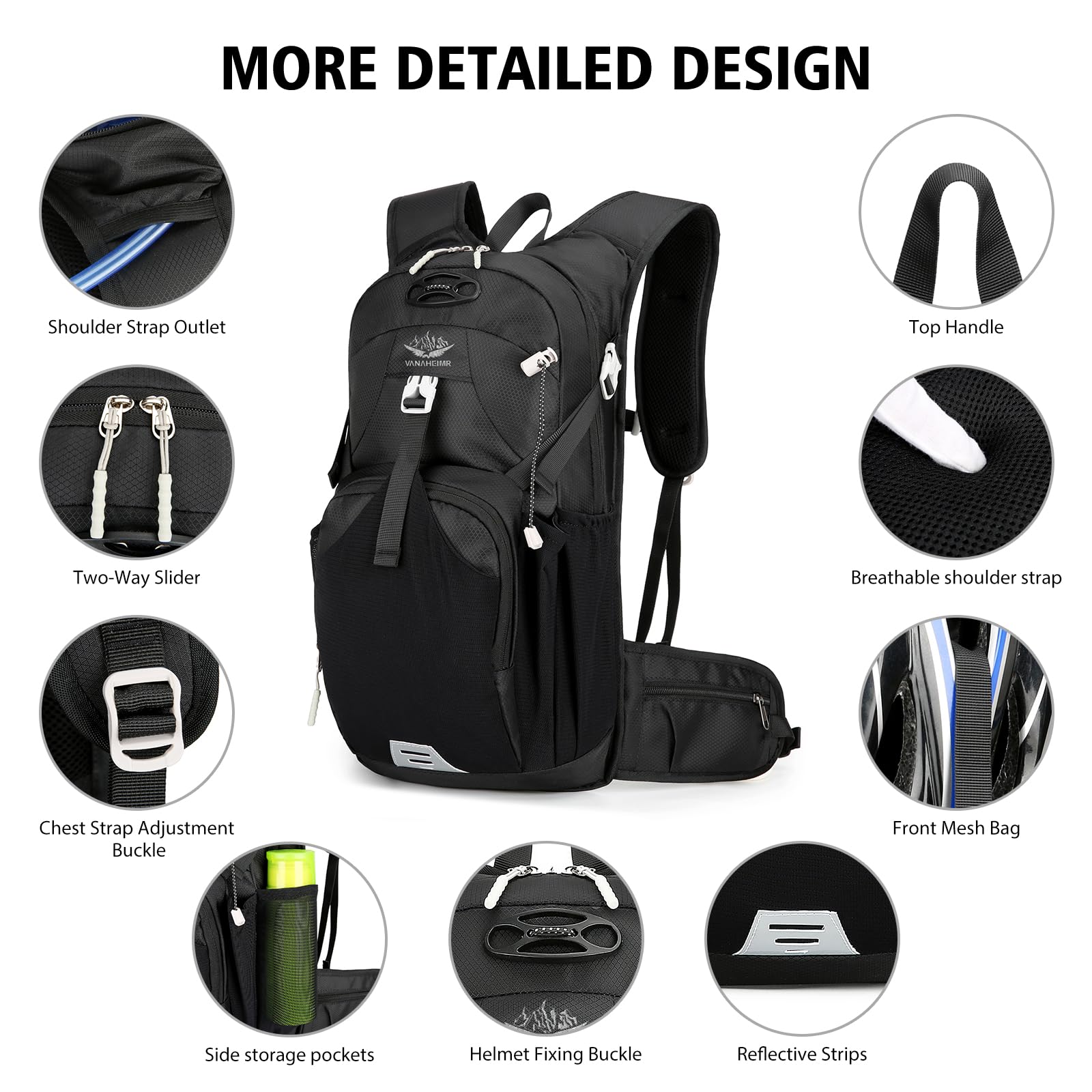 **Hydration Backpack - Insulated Water Pack with Moisture-Proof Design for Hiking, Cycling, Running, Skiing & Outdoor Adventures - Perfect for Marathon, Camping & Climbing**