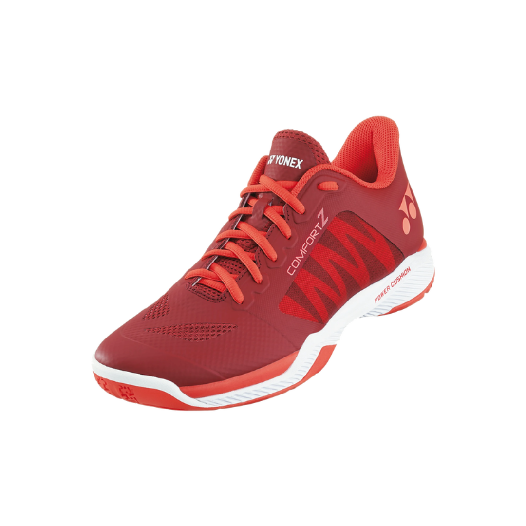 Yonex Power Cushion Comfort Z3 Men's Tennis Shoes for Indoor & Outdoor Courts - Dark Red | Lightweight Cushioned Badminton & Squash Shoes for Enhanced Performance & Comfort