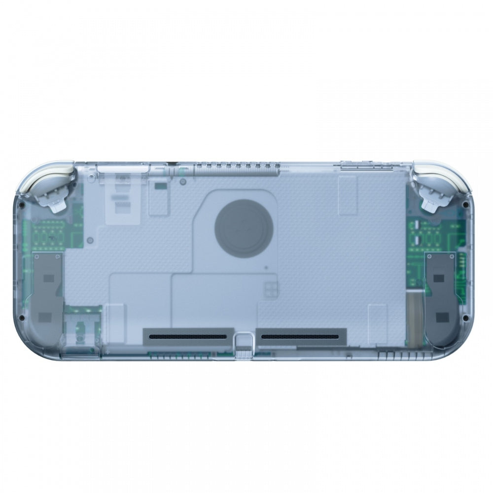 eXtremeRate Glacier Blue DIY Replacement Shell for Nintendo Switch Lite - Custom Controller Housing with Screen Protector | Durable Case Cover for NSL Handheld Console | Perfect for Gaming Enthusiasts & DIY Modders