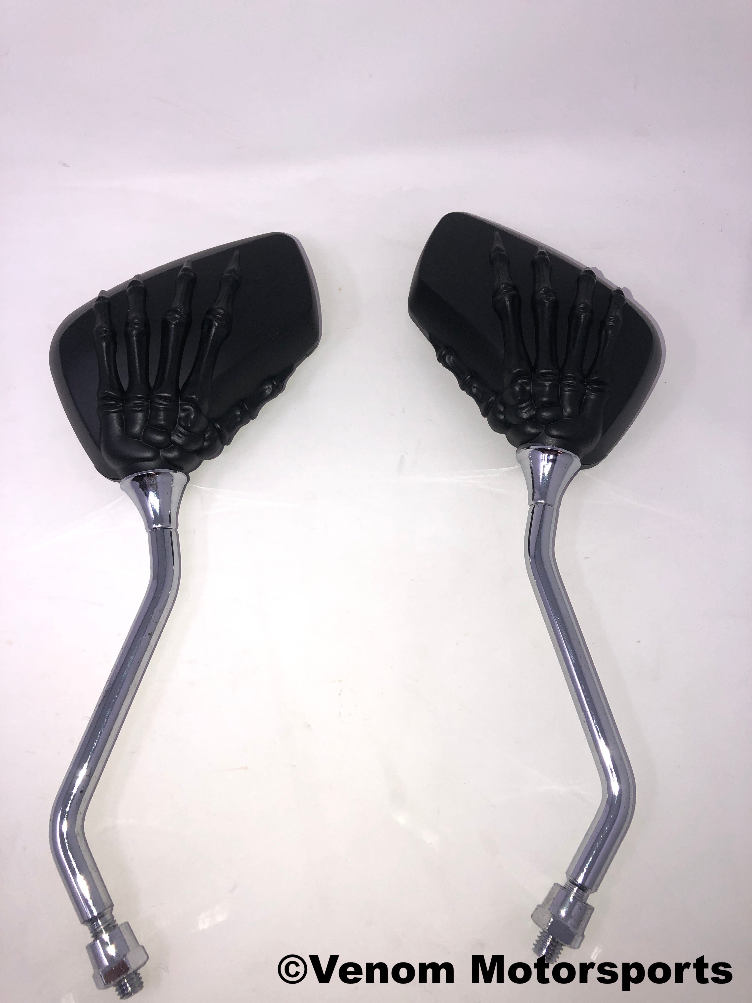 Replacement Mirrors for Venom 50cc Fatboy Scooter - Durable Side View Mirrors Set - Perfect for Commuting, City Riding & Scooter Upgrades