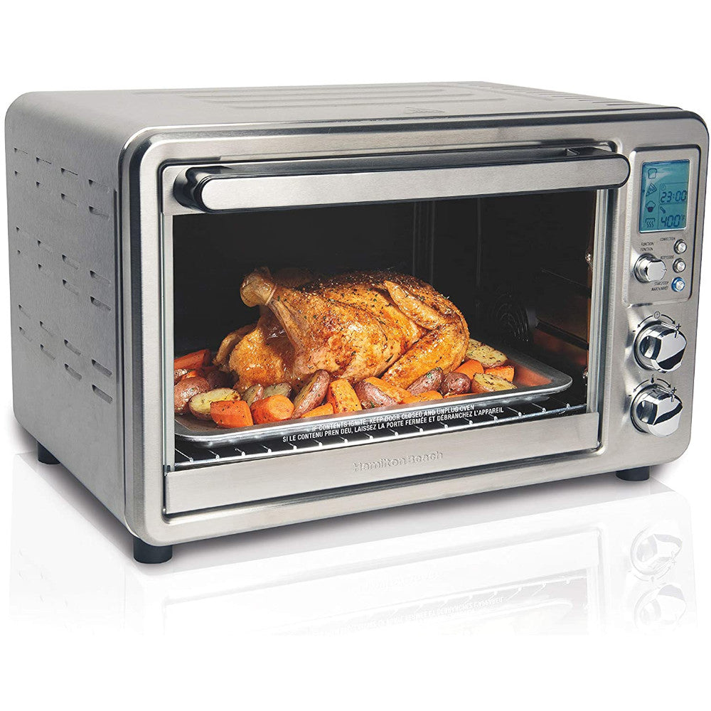 HAMILTON BEACH SureCrisp Digital Air Fryer Toaster Oven 31193C - Perfect for Healthy Cooking, Baking, and Family Meals