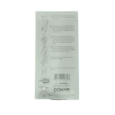 Conair Braid Maker Kit - 1 Piece Hair Styling Tool for Perfect Braids at Home or Salon | DIY Hair Accessories for Women & Girls
