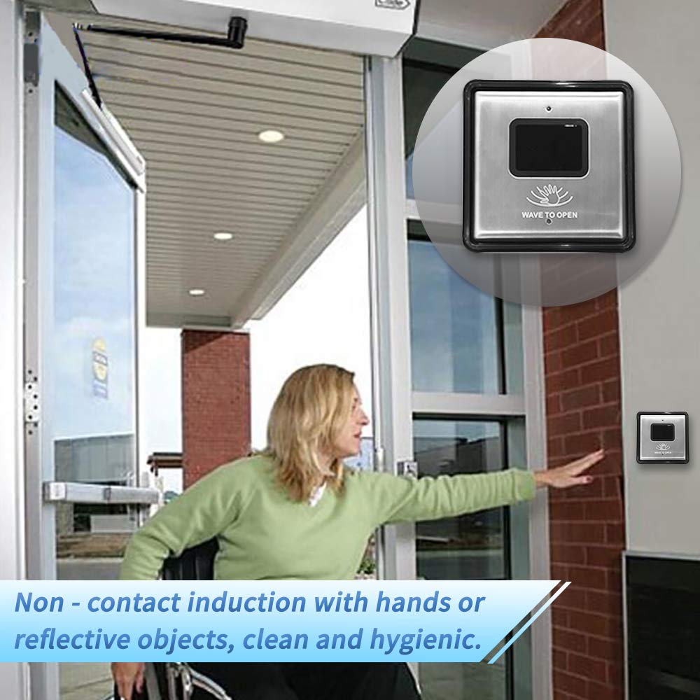 OlidleHome Smart Touchless Switch - Wave to Open, No-Contact Hand Sensor Infrared Switch (M-512) for Kitchen, Bathroom & Office - Hygienic Hands-Free Light Control