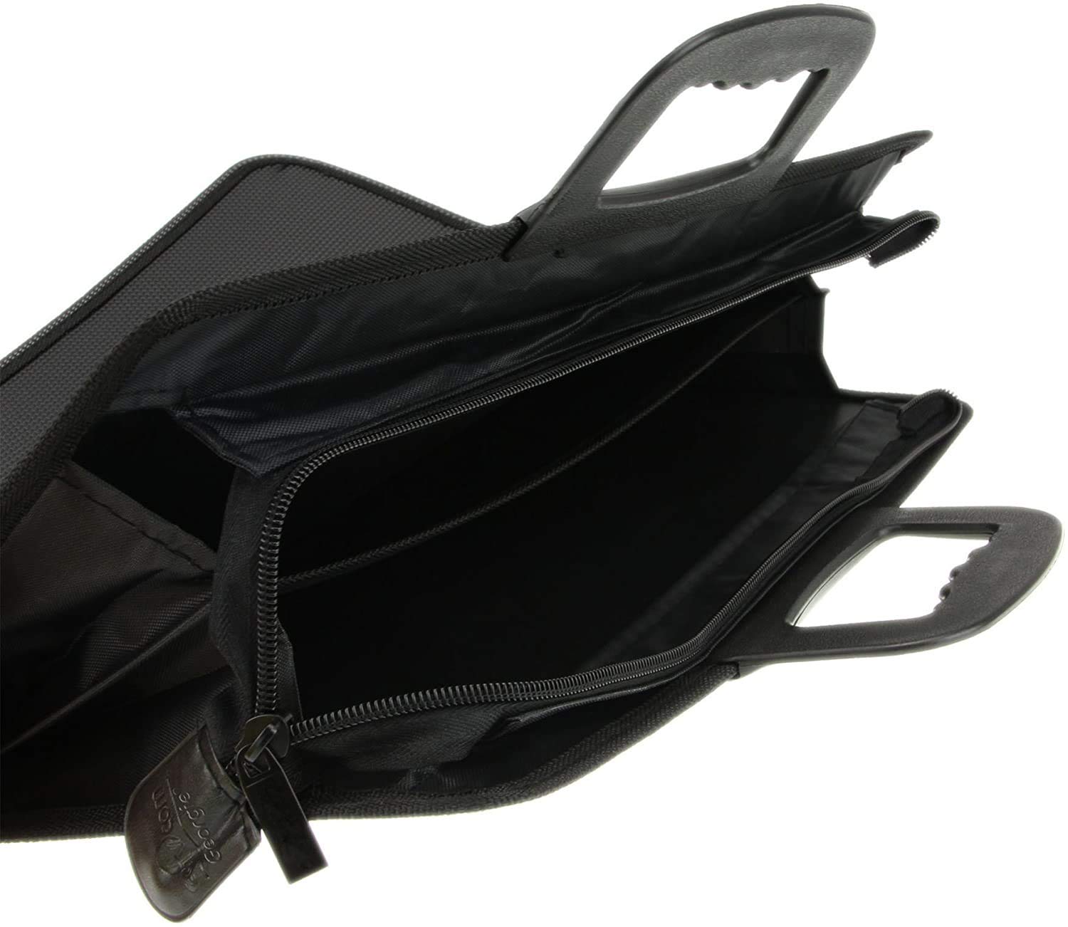 Waterproof Expandable Nylon Business Document Bag - A4 File Organizer with Laptop Pocket & Multiple Compartments | Perfect for Office, Travel, and Professional Meetings