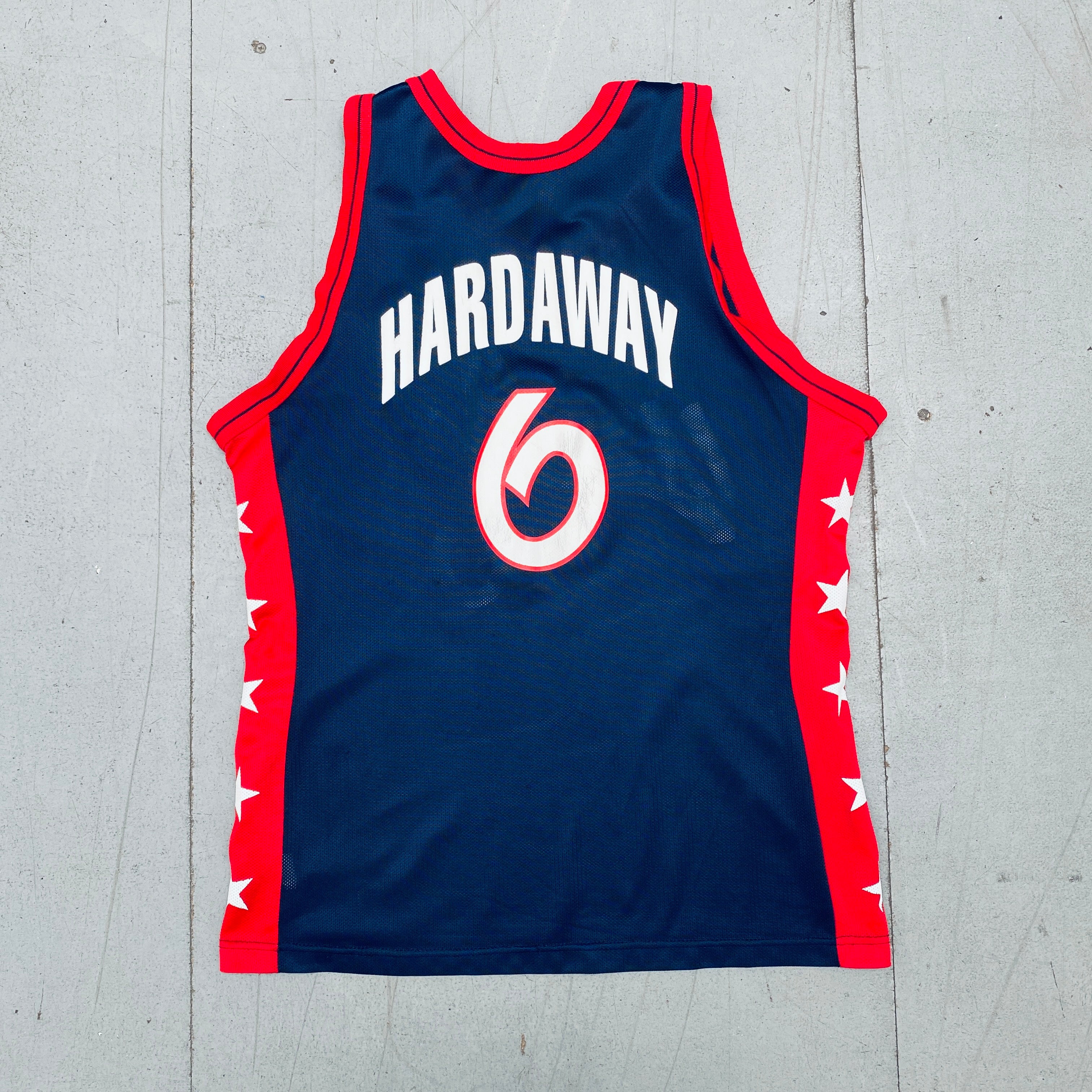 Authentic Team USA Penny Hardaway 1996 Olympic Champion Basketball Jersey - Size M - Vintage NBA Collectible for Fans & Sports Memorabilia Enthusiasts - Perfect for Games, Parties & Display