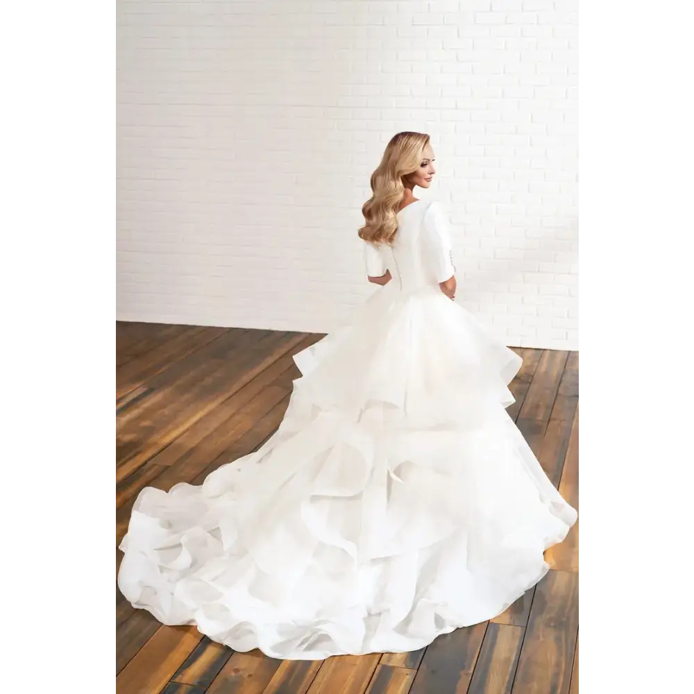 Modest Mon Cheri MOD204 Sample Sale - Elegant Women's Dress for Parties, Weddings & Special Occasions