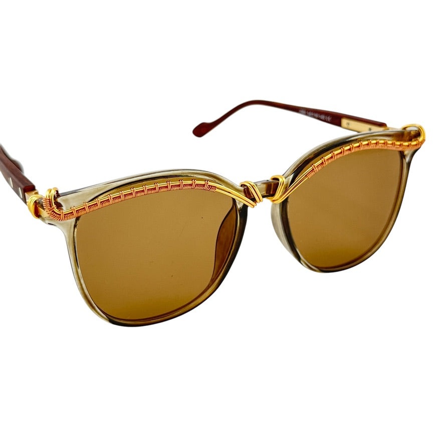 CATARINA Women's Fashion Sunglasses - Brown/Bronze Frame for UV Protection & Style | Perfect for Outdoor Activities, Beach, Driving & Daily Wear