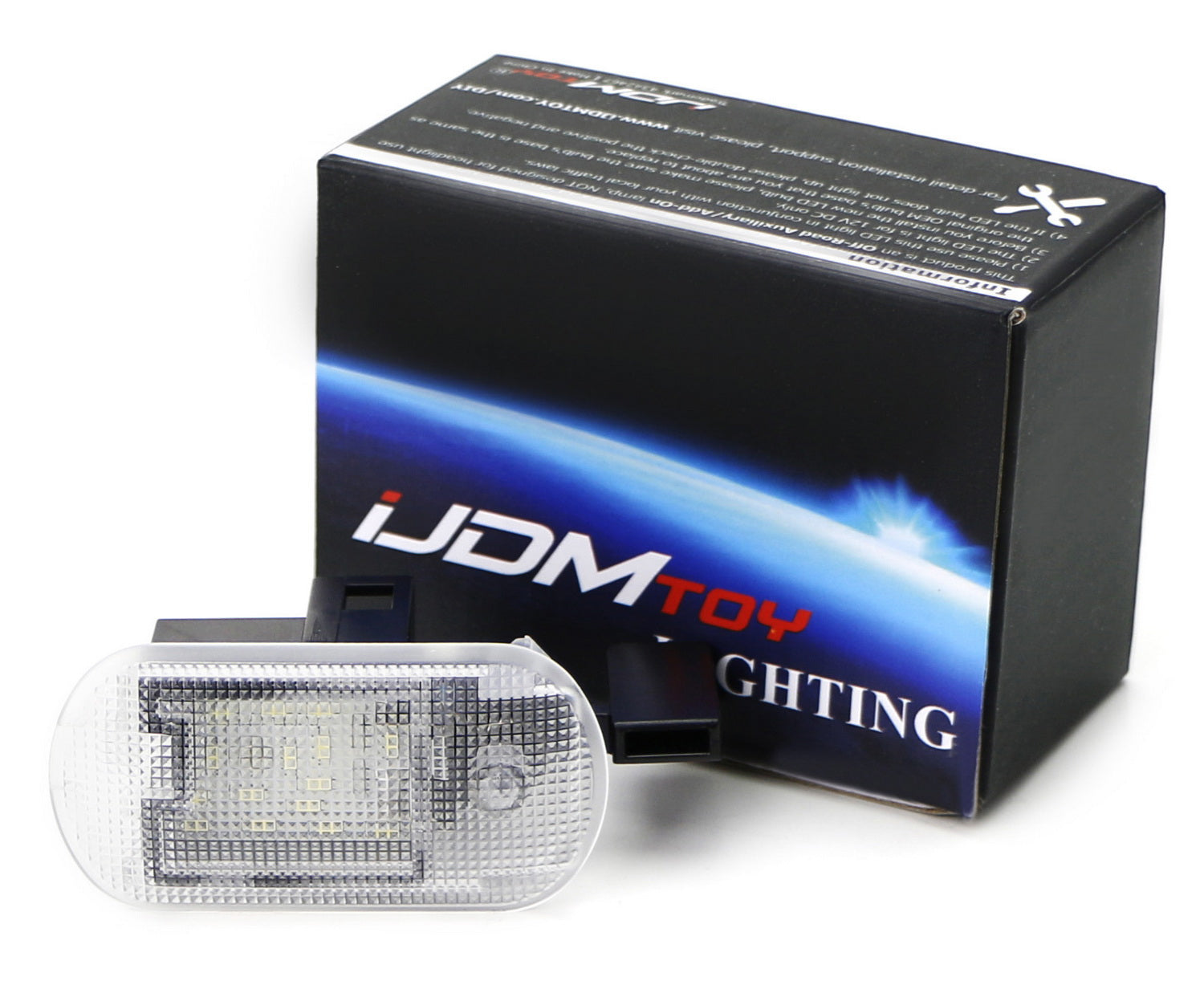2W White Full LED Glove Box Light Assembly Compatible with VW MK4 Golf Jetta Bora Beetle - Bright Interior Lighting for Night Driving & Easy Access