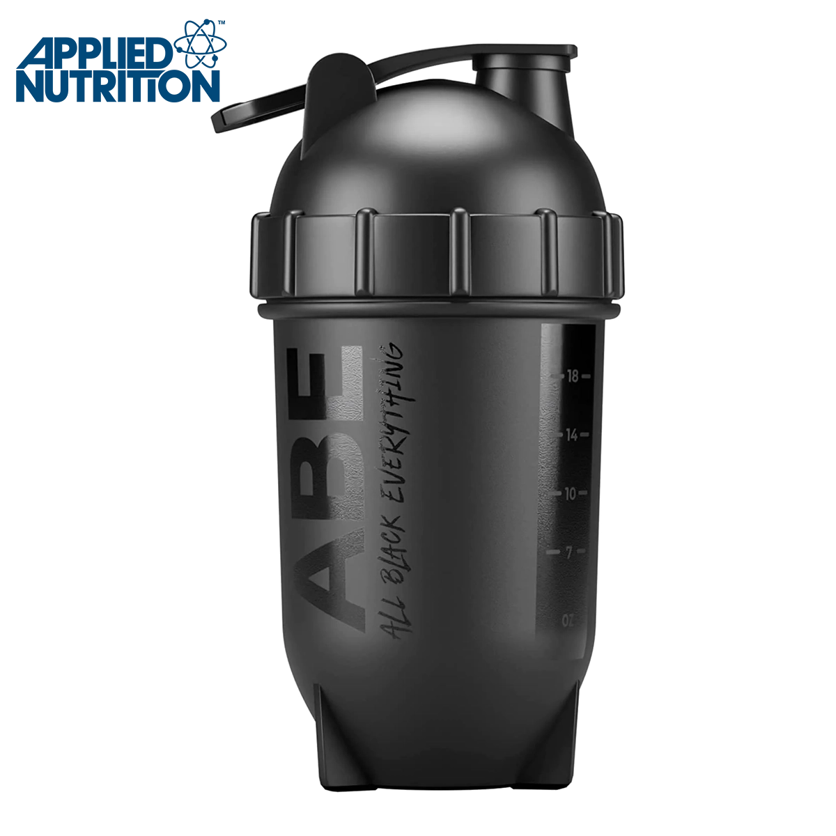 Applied Nutrition ABE Bullet Shaker 500ml - Premium Black Protein Shaker Bottle for Gym, Workouts & Post-Workout Recovery
