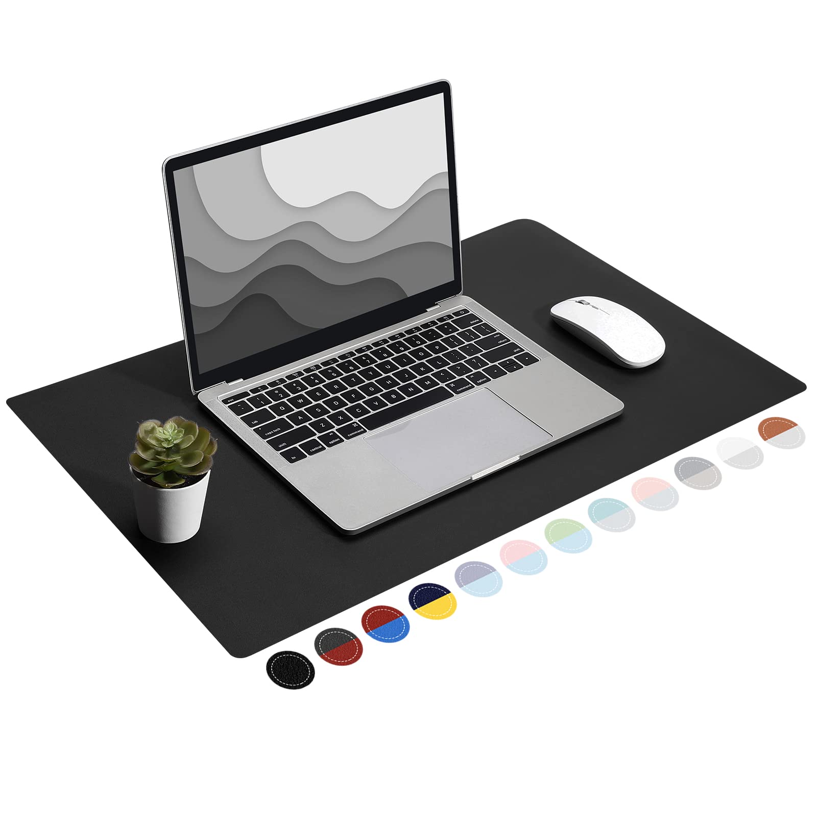 TOWWI Large Leather Desk Pad - 24