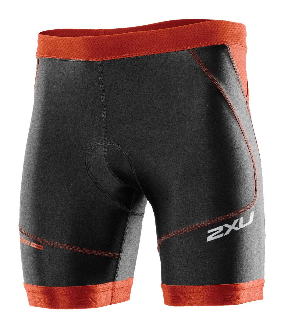 2XU Men's Performance Triathlon Shorts - Lightweight, Quick-Dry & Breathable for Running, Cycling & Swimming - Ideal for Triathletes & Endurance Athletes