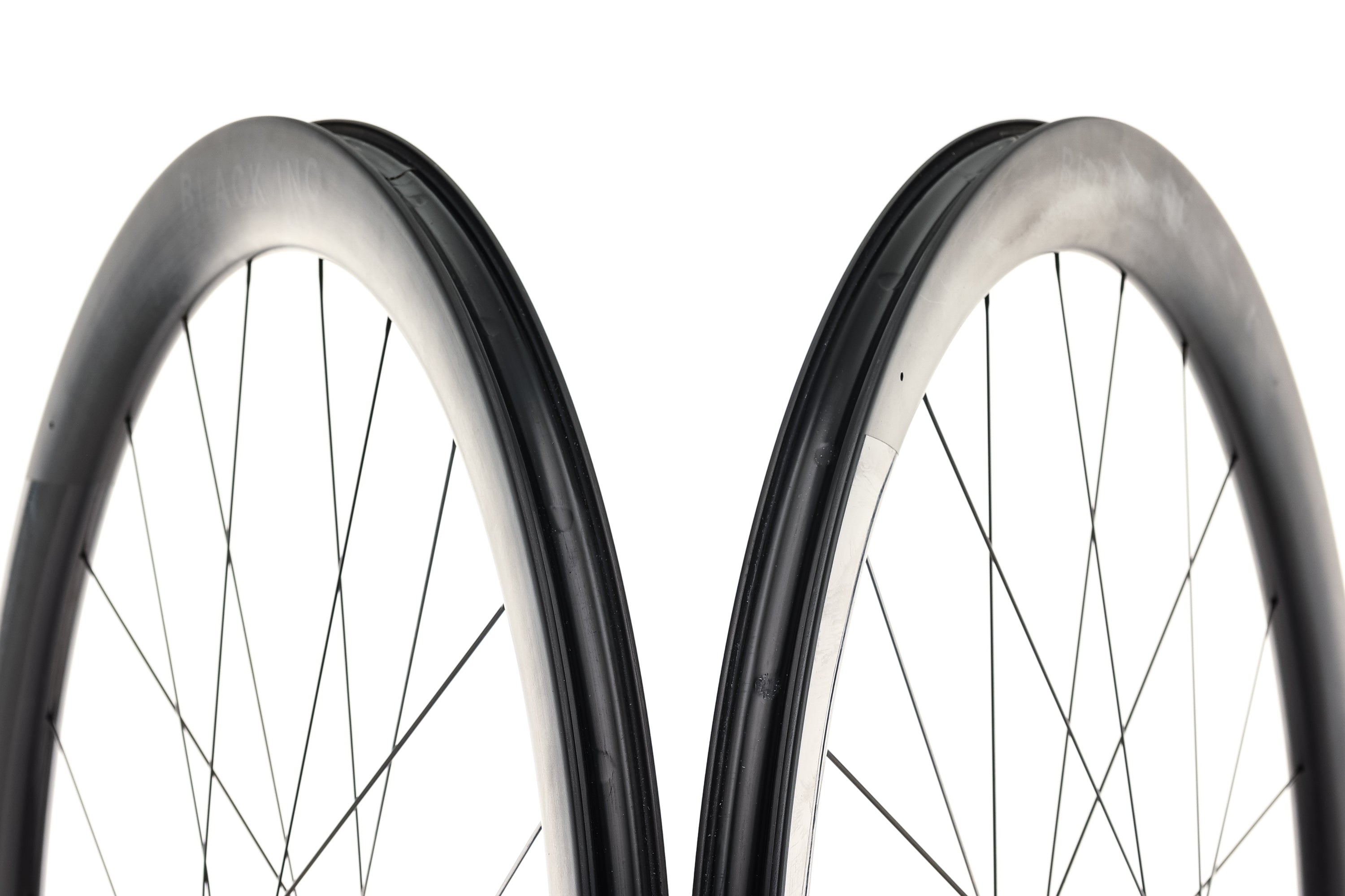 Black Inc Forty Five Carbon Tubeless 700c Wheelset - Lightweight Aero Road Bike Wheels for Racing & Performance Cycling | Perfect for Triathlons & Competitive Road Races