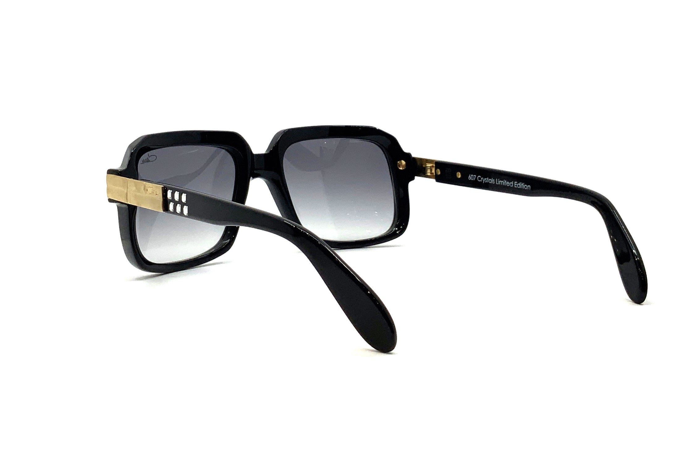 Cazal 607/3 Black Sunglasses for Men & Women - Retro Aviator Style, UV Protection - Perfect for Driving, Outdoor Activities & Fashion Statements