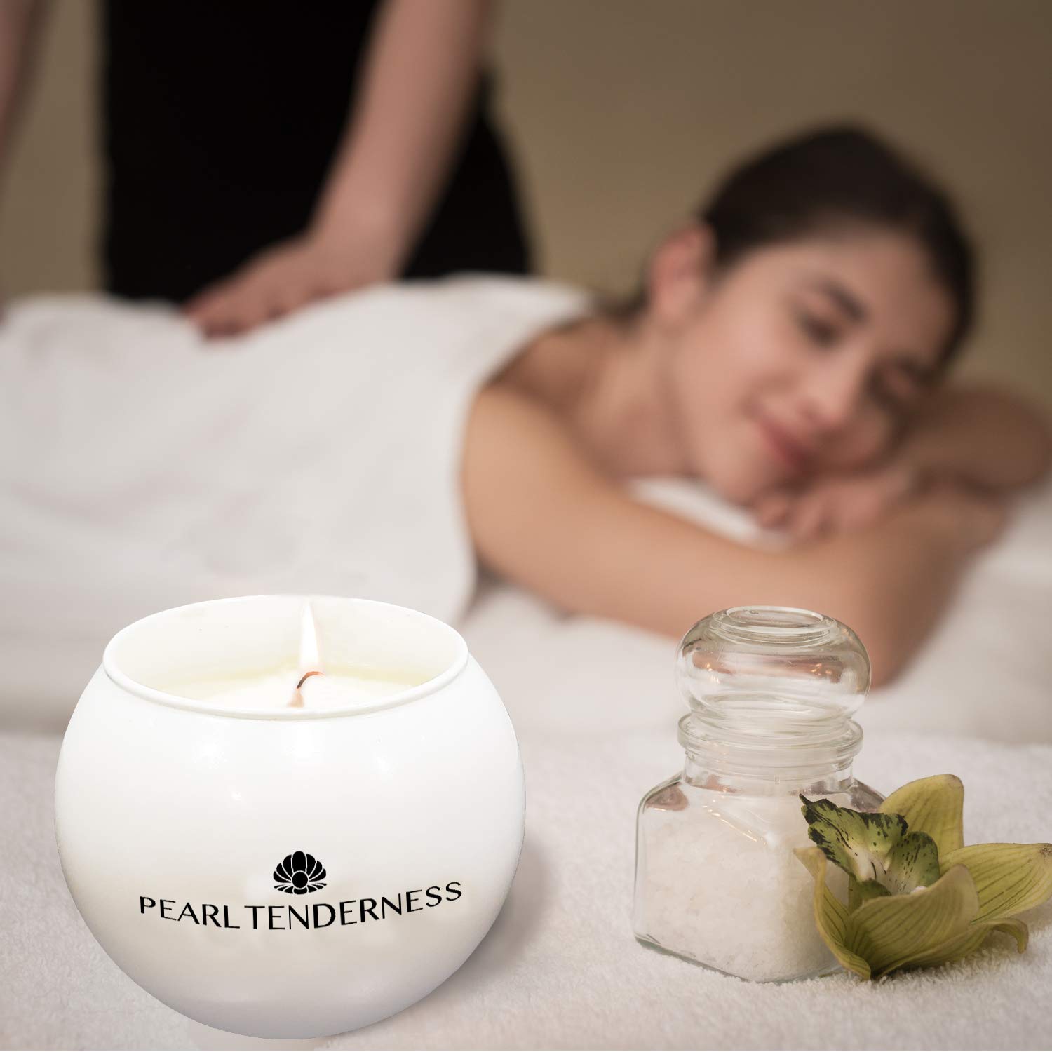 Pearl Soy Candles - English Pear Scent for Home & Aromatherapy