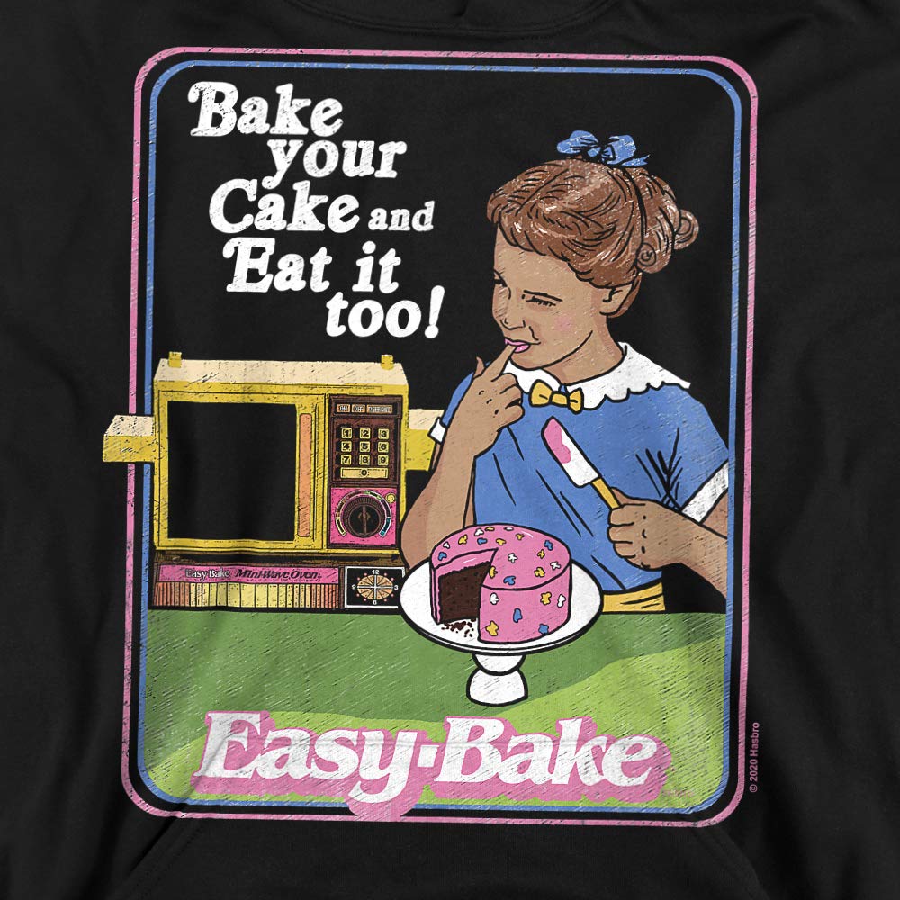 Trevco Easy Bake Oven Cake Baking Unisex Youth Pullover Hoodie - Perfect for Kids Baking Parties & Birthday Gifts