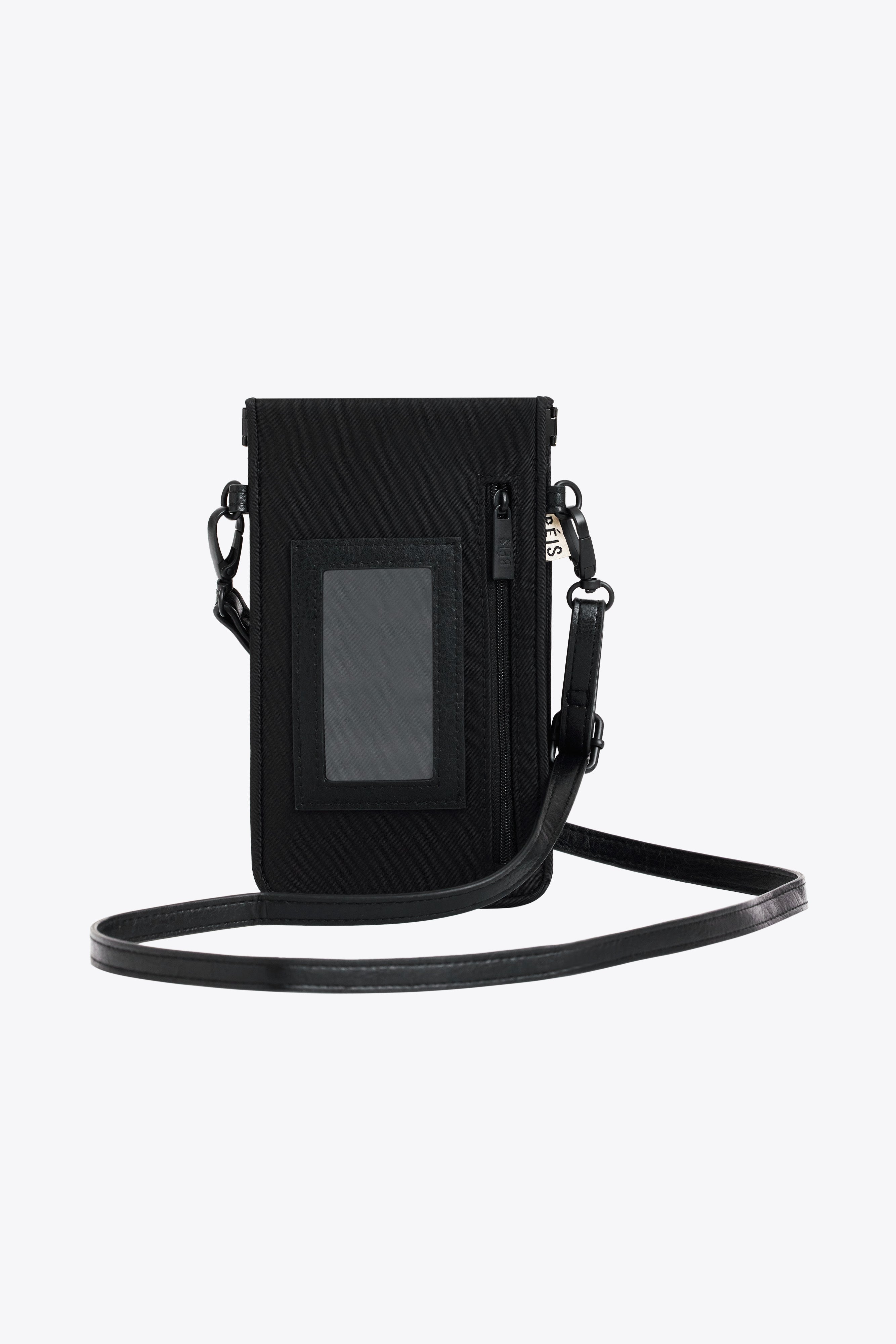Stylish Black ID Crossbody Bag for Women - Perfect for Travel, Shopping & Everyday Use
