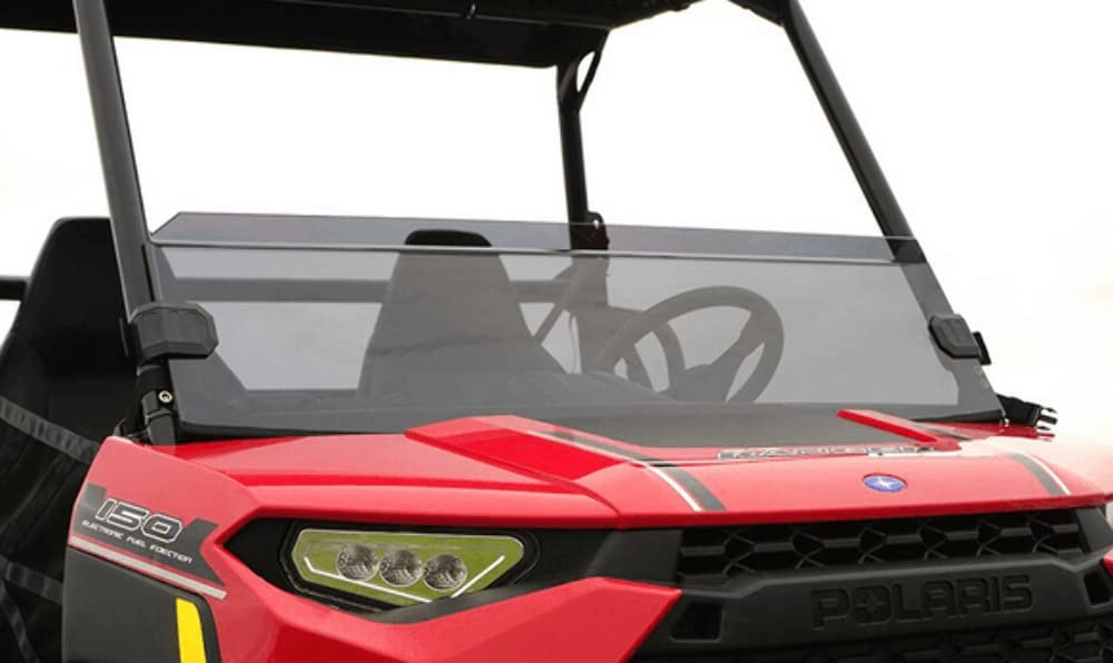 Falcon Ridge Tinted Half Front Windshield for Polaris Ranger 150 UTV (2018-2025) - Durable & Scratch-Resistant for Off-Road Adventures & Trail Riding